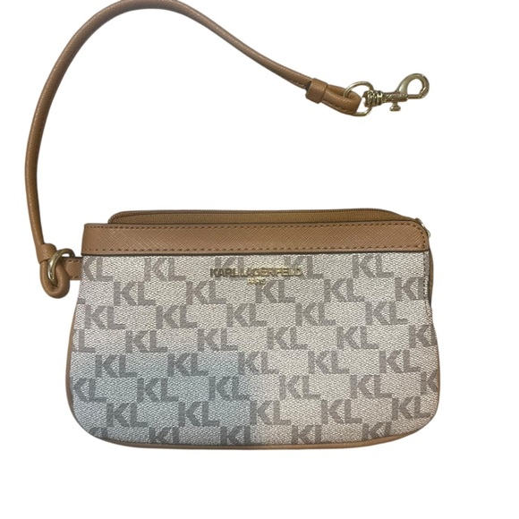 Karl Lagerfeld Wristlet Beige and tan - Picture 8 of 12